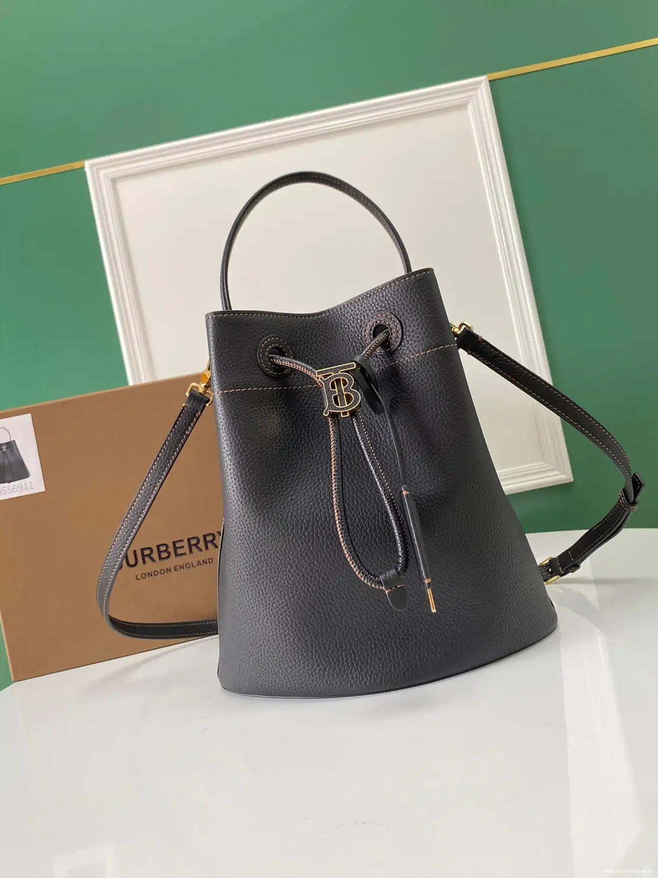 Official First Bag Ru Bag Small TB BURBERRY Bucket 0603